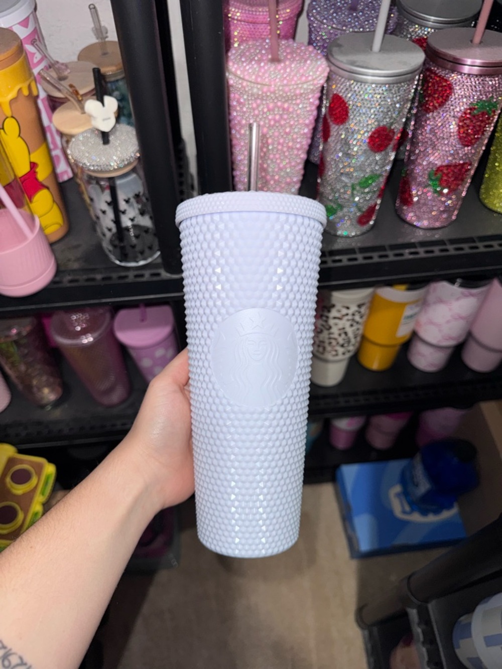 Starbucks Matte Lilac Studded Cold Cup Tumbler